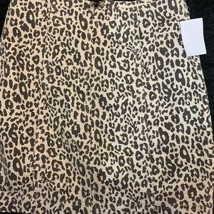 Cheetah skirt!